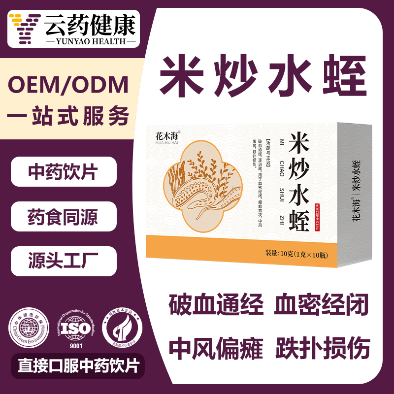 米炒水蛭 中药饮片