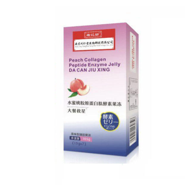 水蜜桃胶原蛋白肽酵素果冻