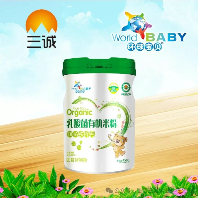 乳酸菌有机米粉 DHA铁锌钙